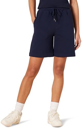 Amazon Essentials Women's High-Rise Fleece Bermuda Shorts (Available in Plus Size)