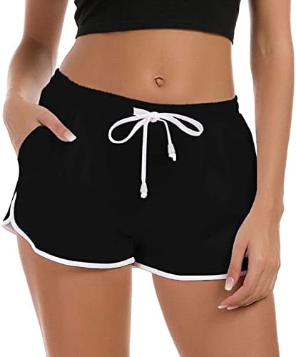 Fanient Women Swim Shorts 3D Graphic Beach Board Shorts Summer Swimwear Bottom Novelty Workout Gym Sport Pants with Adjustable Drawstring XS-XL