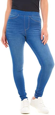 M17 Women's Ladies Denim Jeans Jeggings Skinny Fit Classic Casual Trousers Pants with Pockets