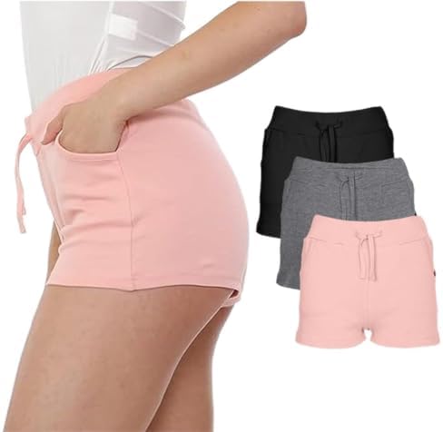 NOROZE Women's Shorts Cotton Shorts for Women UK | Comfort Multicolour Lounge wear Ladies Pants Size 8-20