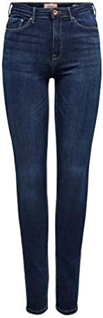 ONLY Women's Paola Hw Sk Denim Jeans Noos