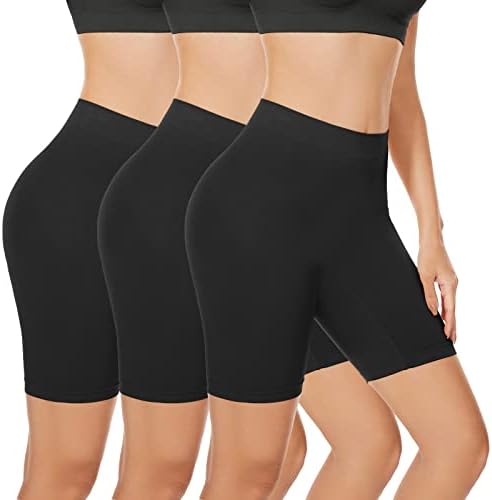 SIHOHAN Womens Slip Shorts Comfortable Short Pants Ultra Soft Seamless Long Briefs for Under Dresses Leggings and Yoga