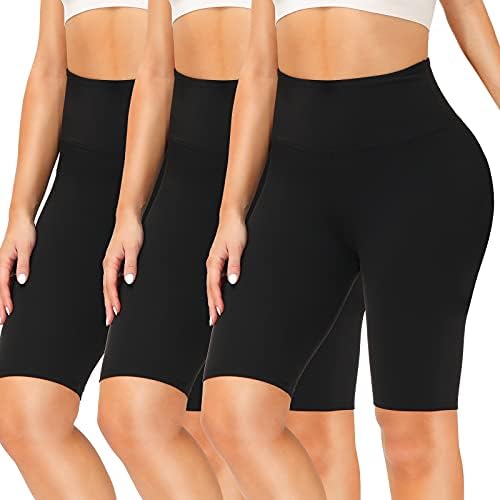 SIMIYA Cycling Shorts Women Yoga Gym Shorts High Waist Super Soft Comfort Power Stretch Tights Running Shorts