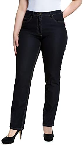 Ulla Popken Women's Jeans Regular Fit Stretch, K Pants