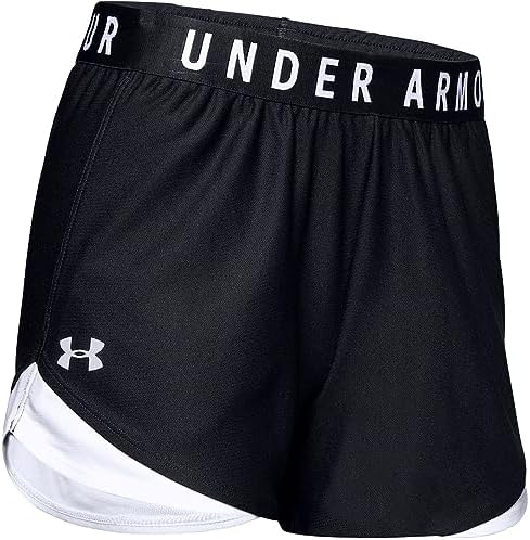 Under Armour Women's Play Up Shorts 3.0, Loose Gym Shorts for Women with a Flattering Curved Hem, Sweat-Wicking Running Shorts