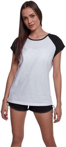 Urban Classics Women's Contrast Raglan Tee T-Shirt