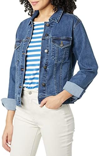 Amazon Essentials Women's Jeans Jacket (Available in Plus Sizes)