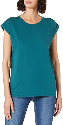 Build Your Brand Women's Ladies Extended Shoulder Tee T-Shirt