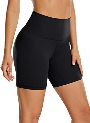 CRZ YOGA Womens Butterluxe Yoga Shorts 2.5''/4''/6''/8'' - High Waisted Workout Gym Leggings Running Spandex Biker Shorts