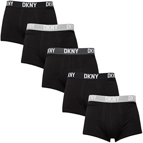 DKNY Men's Boxers with Contrasting Branded Waistband in Breathable Cotton Rich Fabric Shorts