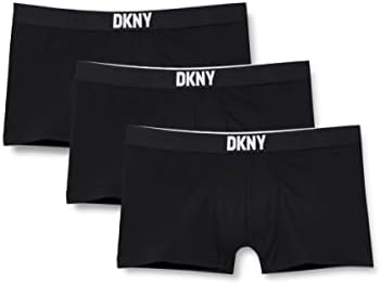 DKNY Men's Trunks New York, Designer Underwear, Pack of 3