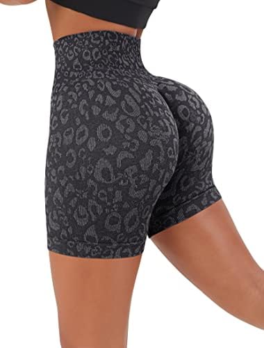 DOULAFASS Women Gym High Waist Shorts Butt Lifting Workout Running Cycling Shorts