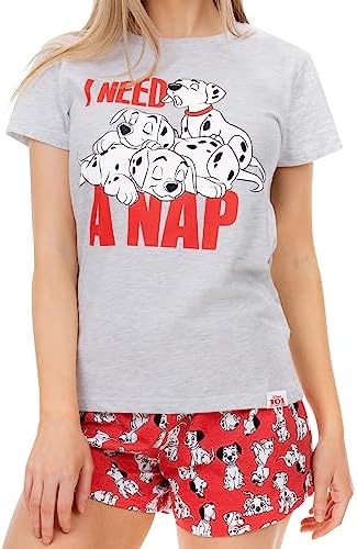 Disney Pyjamas Womens | 101 Dalmatians Short Pjs for Women Sets | Women's Nightwear