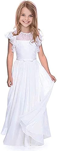 Fancy Flower Girl Dress Girls Holy Communion Dresses for Wedding Pageant 2-13 Year Old