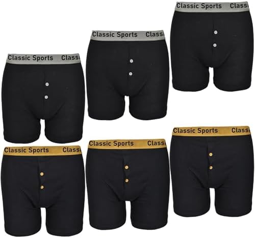 Gaffer Mens Boxers Shorts Underwear Branded Trunks Pants Button