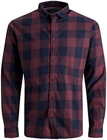 JACK & JONES Mens Twill Shirt Plus Size