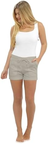 Lora Dora Womens Linen Shorts