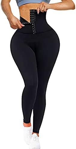 RIOJOY Corset Gym Leggings Women Hourglass Body Shaping Butt Trainer Waist Cincher Slimming Tummy Control Shapewear Leggings