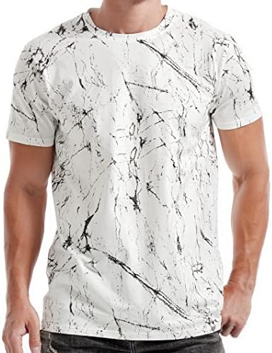 RONOMO Men's Fashion Printed Tee Top Casual Print T-Shirt