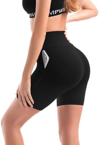 SINOPHANT Cycling High Waist Shorts Women Biker Yoga Running Gym Workout Buttery Soft Athletic