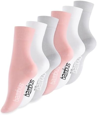 Wonky Line Women's Bamboo Socks, 3-Pair Pack - Premium Quality, Breathable, Soft, Seamless Colourful Casual & Formal Multipack Girls School Socks