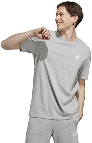 adidas Men's Essentials Single Jersey Embroidered Small Logo T-Shirt