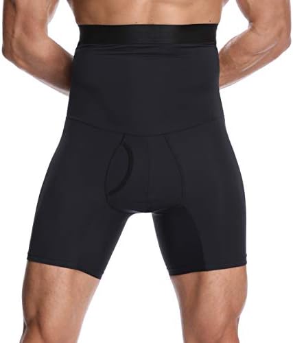 Mens Boxers Tummy Control Body Shaper Waist Trainer High Waist Slimming Pants Shapewear Shorts Underwear Briefs