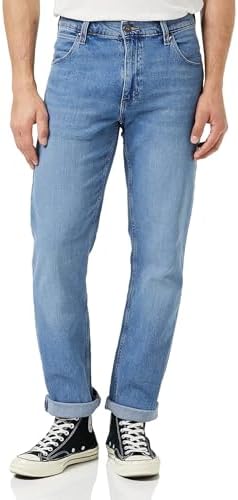 Wrangler Men's Red Kabel Straight Jeans