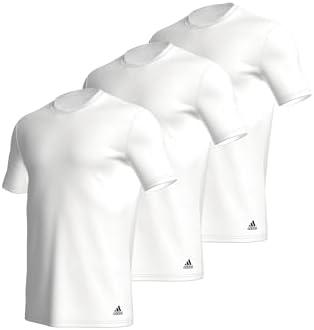 Adidas mens t shirt (pack of 3) - t shirts for men (sizes S - 3XL) - comfortable tshirt men