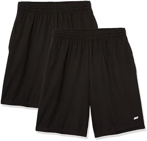 Amazon Essentials Men's Performance Tech Loose-Fit Shorts (Available in Big & Tall), Pack of 2