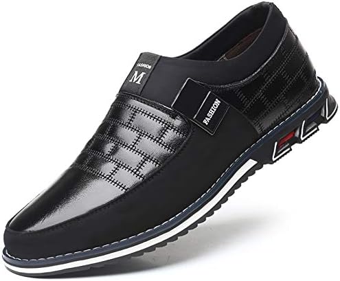 COSIDRAM Mens Casual Shoes Sneakers Slip on Loafers Comfort Fashion Walking Mocassins Business Work Dress