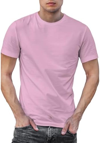 NetSetUK Mens Valueweight Round Neck Short Sleeve Plain T Shirt UK Size (S to XXL)