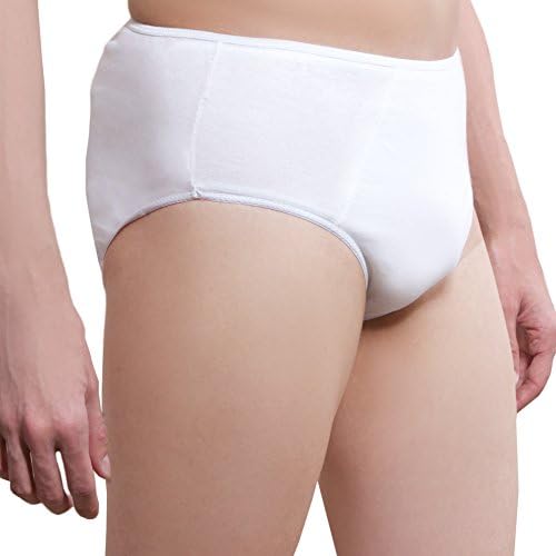 One-Wear Super Soft Premium Quality Men's Disposable Cotton Briefs Lightweight Throw Away underwear pants and underpants for Travel Hospital Spa Day Waxing Massage Sauna Salon Emergency