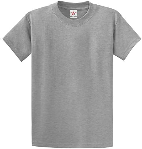 Star and Stripes Plain Heather Grey T Shirt 100% Rich Soft Organic Cotton Heather Grey T Shirt