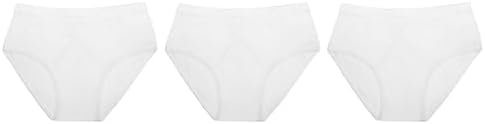 Tom Franks Mens 3 Pack White Cotton Keyhole Y Front Briefs