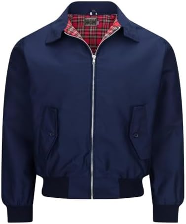 WALKER AND HAWKES - Men's Black Classic Harrington Sports Smart Casual Spring Jacket