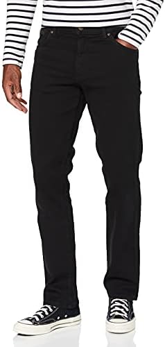 Wrangler Men's Texas Black Overdye Jeans