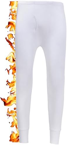 ZRWASKA® Mens Extreme Thermal Underwear Long Johns, Thermal Trousers Bottoms Warm Underlayer Winter Thermal Pants Base Layer Clothing Men Leggings Size S-XXL